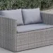 Диван-Трансформер AFINA плетеный из иск. ротанга S330G-W78 Grey купить в Анжеро-Судженске