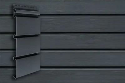Сайдинг Архитектурный Планкен Grand Line Графит