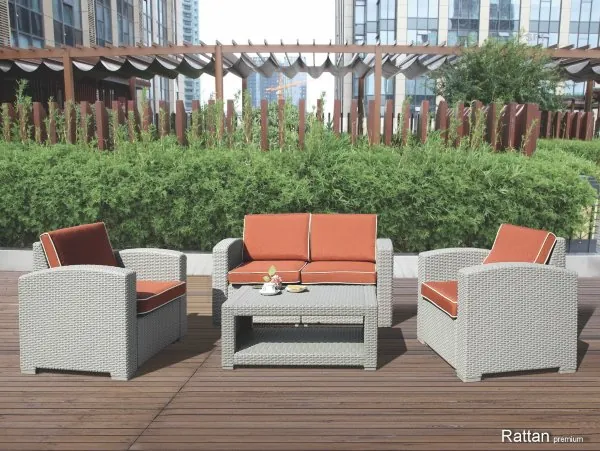 Уличные диваны и кресла коллекции Rattan Premium 4 купить в Анжеро-Судженске