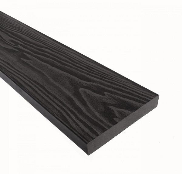 Террасная доска из ДПК Terrapol Смарт 3D Полнотелая без паза Черное дерево купить в Анжеро-Судженске