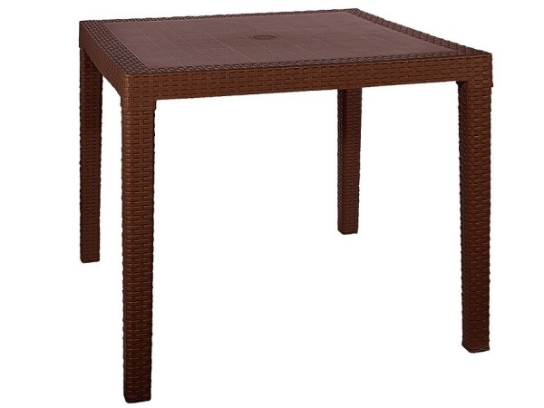 Стол квадратный FIJI Quatro Table Коричневый купить в Анжеро-Судженске