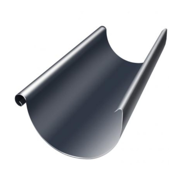 Водосток Grand Line 125x90 – Желоб 3м RAL 7024 купить в Анжеро-Судженске