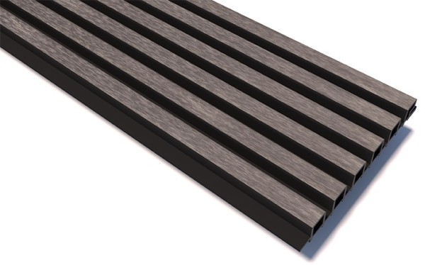 Реечные панели WOODVEX Lines Ultra Smoke gray купить в Анжеро-Судженске