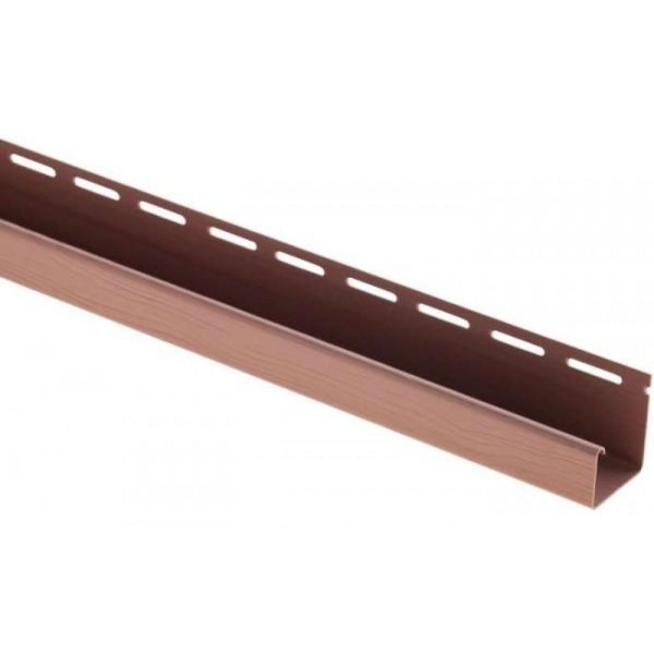 J-профиль Люкс Крашенный, T-15, ВН, Красно-коричневый купить в Анжеро-Судженске