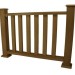 Ограждения из ДПК WOODVEX Кофе купить в Анжеро-Судженске