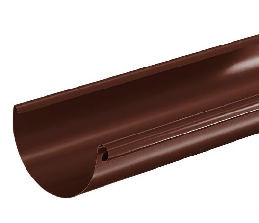 Водосток Aquasistem, система 125x90 - Водосточный желоб 3.00м RAL 8017 Коричневый купить в Анжеро-Судженске