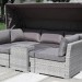Диван-Трансформер AFINA плетеный из иск. ротанга AFM-320G Grey купить в Анжеро-Судженске