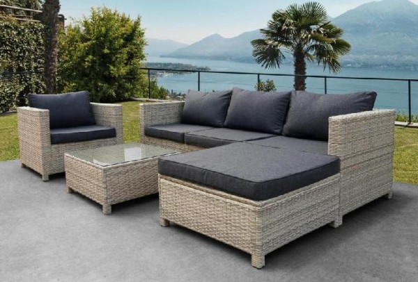 Комплект мебели AFINA плетеной из иск. ротанга YR821G Grey/Grey купить в Анжеро-Судженске
