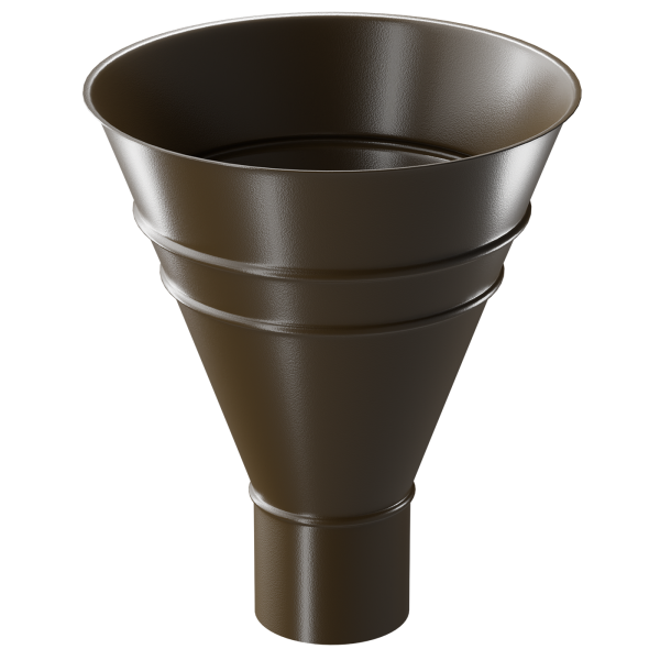 Воронка водосборная Döcke STAL PREMIUM, Каштан купить в Анжеро-Судженске