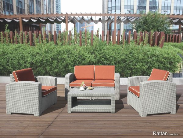 Уличные диваны и кресла коллекции Rattan Premium 4 купить в Анжеро-Судженске