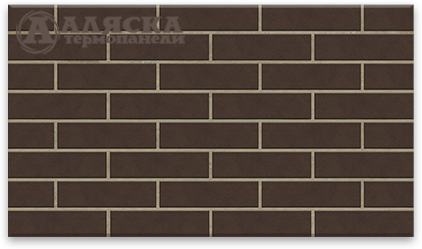 Фасадные Термопанели Аляска Amsterdam brown купить в Анжеро-Судженске