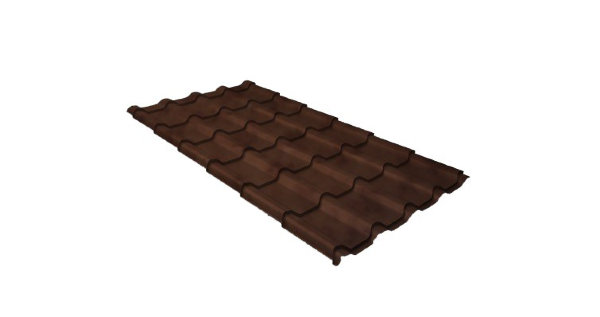 Металлочерепица камея 0,45 Safari Twincolor Brown купить в Анжеро-Судженске