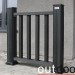 Ограждение из ДПК Outdoor Классик 3D STORM чёрный купить в Анжеро-Судженске