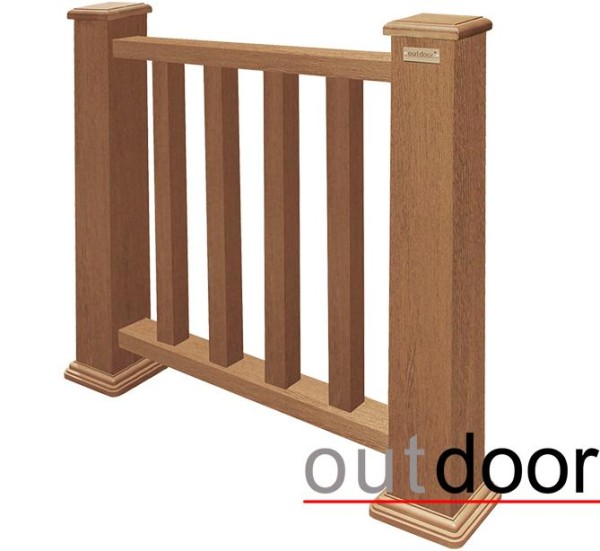 Ограждение из ДПК Outdoor Классик 3D STORM дуб купить в Анжеро-Судженске