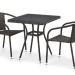 Комплект плетеной мебели AFINA из иск. ротанга T282BNT/Y137C-W53 Brown 2Pcs купить в Анжеро-Судженске