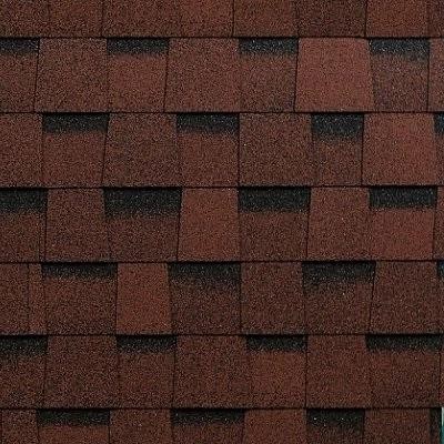 Двухслойная ламинированная черепица Shinglas, серия Фазенда – Красный купить в Анжеро-Судженске