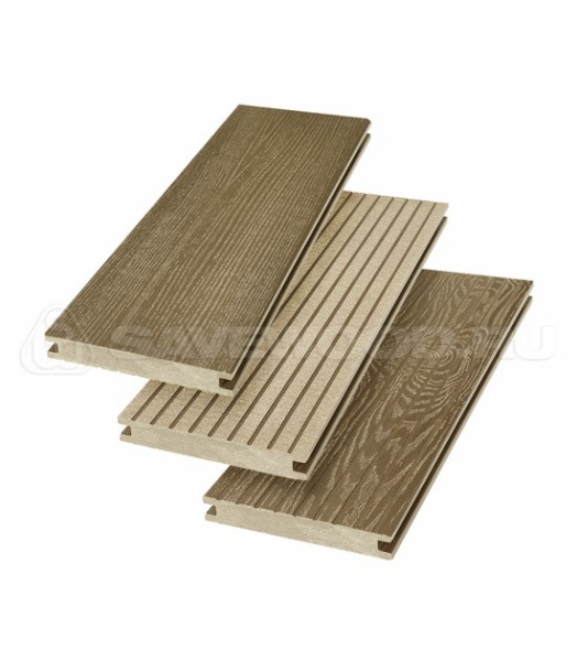 Террасная доска SW Fraxinus (R) полнотелая «SaveWood» Тик купить в Анжеро-Судженске
