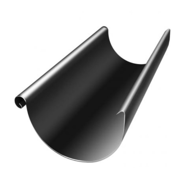 Водосток Grand Line 125x90 – Желоб 3м RAL 9005 купить в Анжеро-Судженске