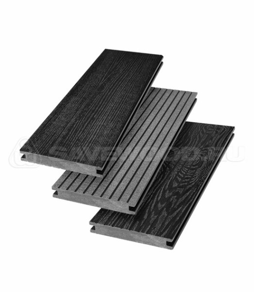 Террасная доска SW Fraxinus (R) полнотелая «SaveWood» Черный купить в Анжеро-Судженске