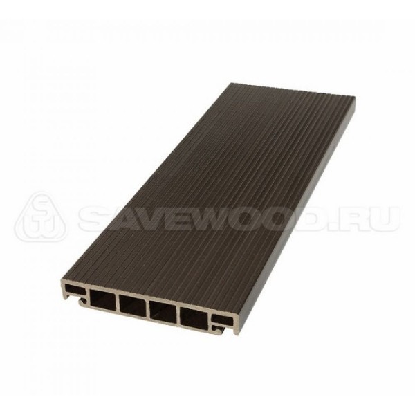 Террасная доска из ДПК SW-Salix «SaveWood» темно-коричневый купить в Анжеро-Судженске
