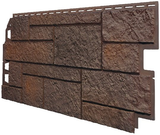 Фасадная панель VOX Sandstone (Сандстоун) темно коричневый купить в Анжеро-Судженске