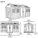 Сарай пластиковый LifeTime 15x8 DD купить в Анжеро-Судженске