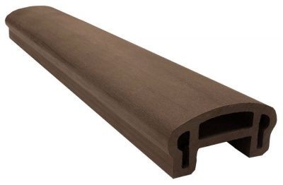 Перила вехнее фигурное Woodvex Select Темно - Коричневый купить в Анжеро-Судженске