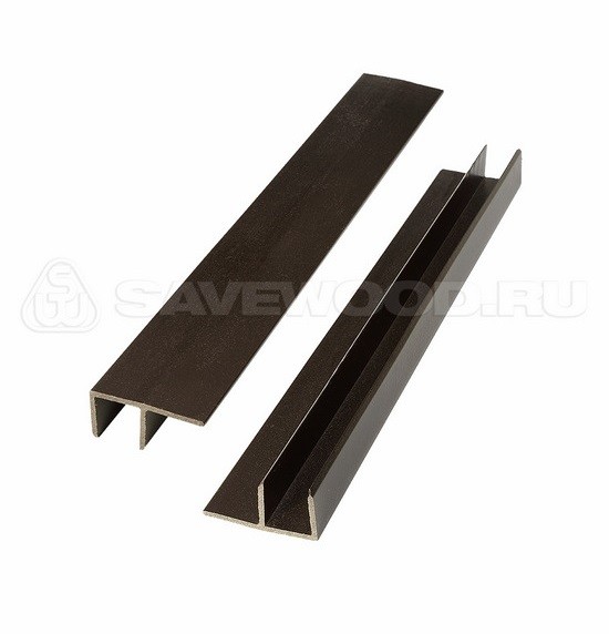 F-профиль ДПК Savewood – Тёмно-коричневый купить в Анжеро-Судженске