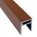 П-профиль Алюминиевый EasyDecking 35x25 Коричневый купить в Анжеро-Судженске
