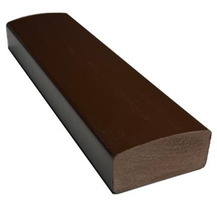 Лавочный брус Ecodecking Некст полнотелый глянцевый 70х35 шоколад купить в Анжеро-Судженске