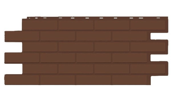 Фасадная панель T-Siding Кирпич Модерн Эко Браун купить в Анжеро-Судженске
