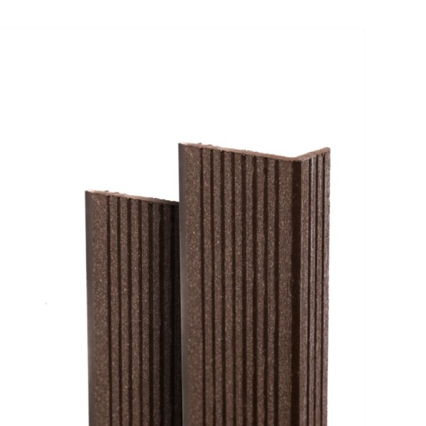 Угол торцевой Ecodecking Техно 70х35x3000 Шоколад купить в Анжеро-Судженске