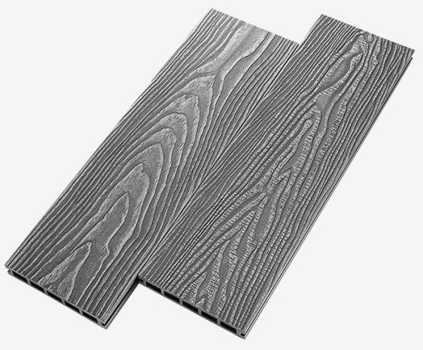 Террасная доска из ДПК RusDecking Unodeck Vintage - Серый купить в Анжеро-Судженске