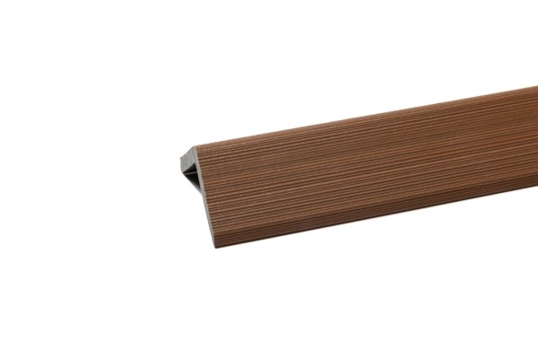 Уголок торцевой Ecodecking Скай коэкструзия 45х45х3000 Тик купить в Анжеро-Судженске