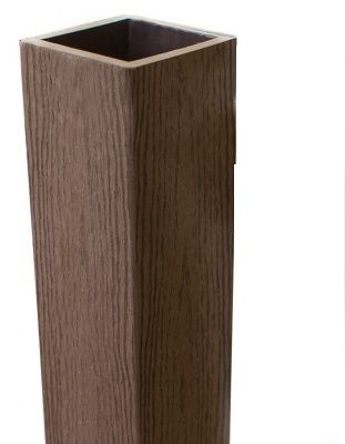 Столб опорный Woodvex Co-Extrusion Темно - Коричневый купить в Анжеро-Судженске